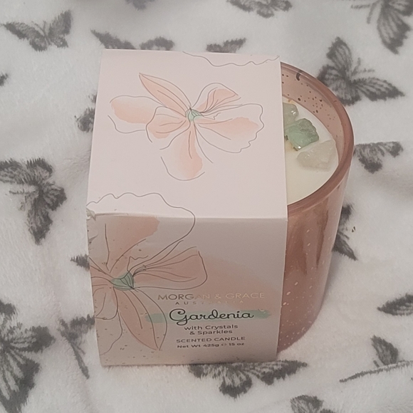 Morgan & Grace Other - Morgan and Grace Gardenia Crystal&Sparkle Candle